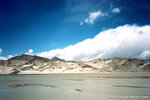郭&#24072;父 said they were actually sand mountains.  they change shapes.