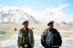 (from left) Mr. Pakistan soldier and Mr. Saddam Hussein.  Oh, I found the real him.