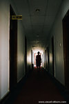 this was the corridor of the &#23453;瑞&#23486;&#39302;.  spooky eh?  guess who is that guy over there?