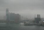 9875 颱風鸚鵡襲港,九號風球下維多利亞港