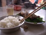 排骨青菜，15蚊，貴又唔好食