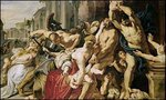 十七世紀巴羅克風格天才藝術家魯賓斯一幅未見經傳的油畫《對無辜者的屠殺》日前在倫敦的蘇富比拍賣行以4950萬英鎊售出。