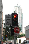 Sydney街頭上的交通燈