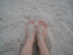 踏著Miami beach的沙
