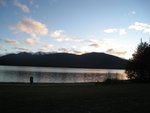 眼前呢個是好大的Te Anau Lake,是Te Anau的其中一個大景點~