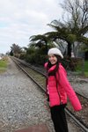 食完之後到Greymouth停下車子,到周圍行下,在大街上有路軌穿越呢~