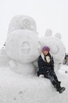日本動畫人物雪雕