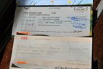 上是在香港已買好的歐洲火車票~下是之後用的票