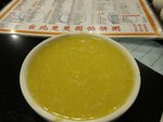 終於到在嵩山路的楚楚園坐下-試了它們淡淡的小米粥