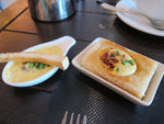 2 signature mini dishes made with egg