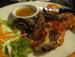 tiger prawn, but a bid disappointed that not large enought