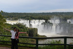 The beautiful Iguacu Falls viewed from Brazil!