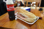 a big big sandwiches with Coke~ around HKD$100