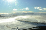 Then we randomly drove to find some nice places to take photos!! But we should not come here~see the wind???