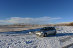Actually it's really adventurous as our car slipped a bit~Kaki's scared!!