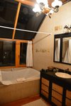 Washroom with jacuzzi & roof window~ can stargazing during bath!