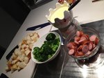Homemade cheese fondue :P