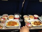 Our flight meals~!! see you Singapore!