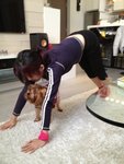 Yoga post - Downward facing dog