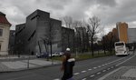 J&#252;disches Museum Berlin is the grey metallic building