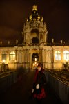 Arrived Dresden after the sky getting dark~
