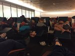 Sleeping room at Doha Airport