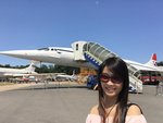 9/7 Waiting on-board??  Had a Concorde experience after meeting McQueen's friends! 超音速機~線條好靚!!! London飛NYC三小時內到!