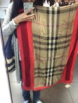 2/8 finding a good scarf for my friend in Burberry outlet, know a little bit more about the scarf material??