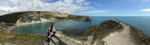 7/8 Lulworth Cove  It's a hole-shape bay on the coastal line 從地圖看，一條直直的海岸線突然有個大窿凹左入去！