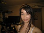 2009-09 晚上即興試一個髮型-沒有用任何Hairspray或set曲-大約set到-haha