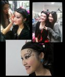 special makeup for frd attending annual dinner~ theme was "circus"