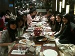 2010-04-01 Dinner with SHS classmate- recieve invitation card from Judy