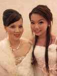 Mother & younger bridemaid makeup + hair styling