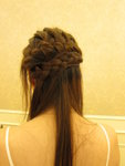 back of bridemaid hair~