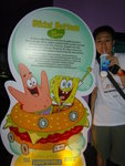 in the hamburger car!
