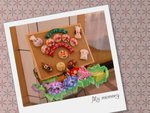 a decoration at a bread shop