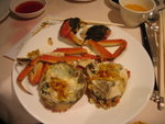 I am about to eat my crab