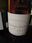Domaine Philippe Gilbert M. S. Rose 2004 - M&eacute;netou-Salon (Loire Valley)