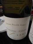 Domaine Philippe Gilbert M. S. Blanc 2005 - M&eacute;netou-Salon (Loire Valley)