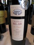 Chateau Bel-Air 2004

Cotes de Castillon

GRAPE : 70% Merlot, 20% Cabernet Franc, 10% Cabernet Sauvignon

REMARKS : Good complexity with pepper and game on nose. Nice fruits with great balance, long length with levels.