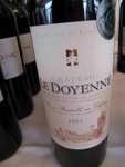 Chateau Le Doyenne 2001

APPELLATION : Premieres Cotes de Bordeaux

GRAPE : 75% Merlot, 15% Cabernet Sauvignon, 10% Cabernet Franc

REMARKS : Nose with currant and coffee. A medium bodied wine with a soft finish.