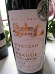 Chateaux De Braude 2003 Cru Bourgeois

APPELLATION : Haut-Medoc

GRAPE : 55% Cabernet Sauvignon. 45% Merlot 

REMARKS : Nice soft nose with cherry and hint of mint and pepper. A well-balanced wine with a silky texture.