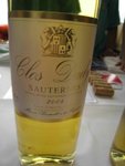 Clos Dady 2004

APPLLETION :Sauternes

GRAPE : 90% Semillon, 10% Sauvignon Blanc, Muscadelle

REMARKS :Wonderful expression on nose with jackfruit and honey. Well-balance on sweetness and acidity