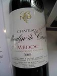 Chateau Moulin de Cassy 2005

APPELLATION : Medoc

GRAPE : 50% Cabernet Sauvignon, 50% Merlot 

REMARKS : Nose eith toasted new oak, great balance and length.