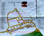 EL NIDO TOWN MAP