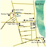 krabi river & town map