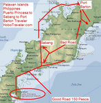 palawan map