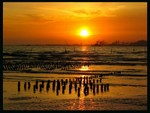 白泥 sunset
