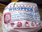 I love whopper Jr. with no onion