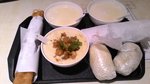 咸、甜豆漿，栥飯，雞蛋油條夾飯，全部好好食，所以酒店揀左唔包早餐個隻